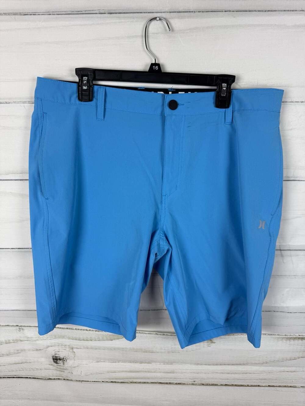 Hurley Men's All Day Hybrid 4-Way Stretch Walk Shorts - Blue Size 38 A-14